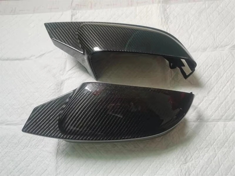 Dry Carbon Fiber Rear View Mirror Cover M Style for  4 Series Sedan 4-door G26 2020+ Carbon Front Side Mirror Cover